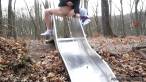 PowerPissing 015 - Peeing on a slide